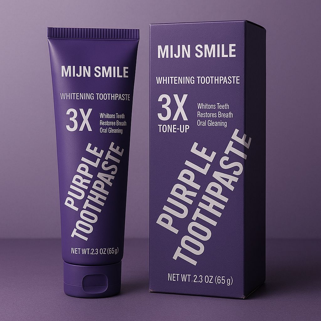 MijnSmile® NEW Purple Toothpaste